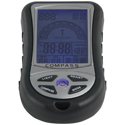 KN-CP 50 DIGITAL COMPASS Πολύ-λειτουργική ψηφιακή πυξίδα που χρησιμοποιεί τις καινούριες τεχνολογίες ανίχνευσης ηλεκτρομαγνητικών κυμάτων για να προσφέρει ενδείξεις ακριβείας. Εκτός από πυξίδα διαθέτει ενσωματωμένο θερμόμετρο, ρολόι και ημερολόγιο.