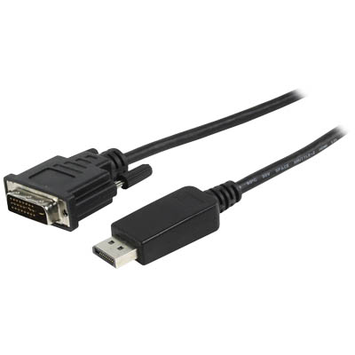 CABLE-572/3 DISPLAYPORT - DVI ADAPTER CABLE Καλώδιο DisplayPort 20p - DVI-D Dual αρσ.
