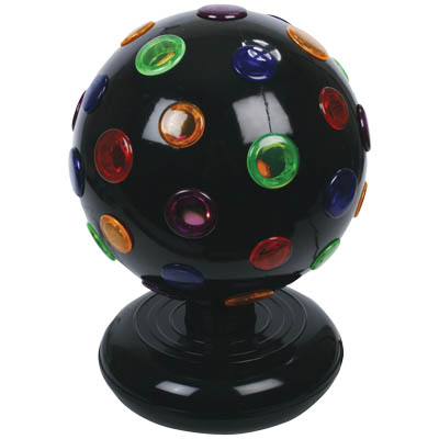 BXL-BALL 10 DISCO BALL 15CM Πολύχρωμη - περιστρεφόμενη disco ball 12 εκατοστών με διακόπτη on/off.