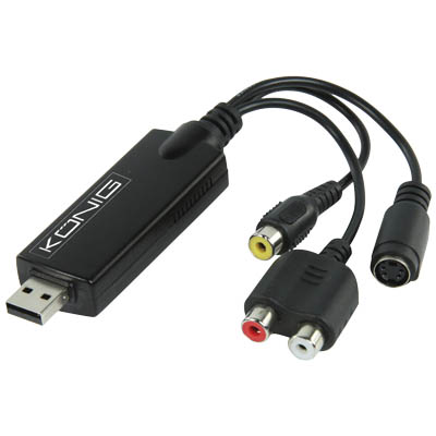 CMP-USB VG6 KONIG USB 2.0 AUDIO/VIDEO GRABBER USB μετατροπέας Audio/Video από αναλογικό σε ψηφιακό.