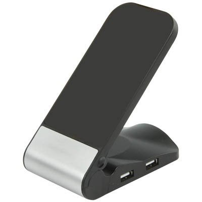 BXL-USB 2HUB 4 PHONE HOLDER USB 2.0 HUB 4 θυρών - Βάση για τηλεφώνο