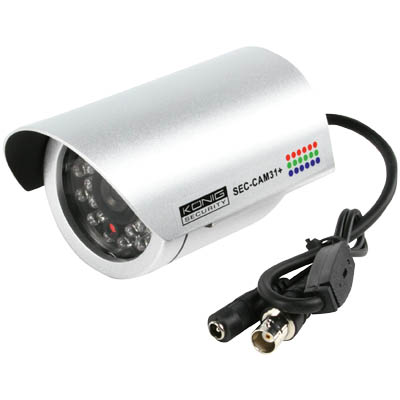 SEC-CAM 31+ WEATHERPROOF CAMERA WITH IR LED Αδιάβροχη έγχρωμη κάμερα ασφαλείας με IR LED