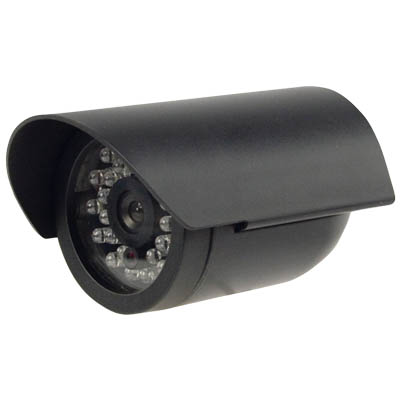 SEC-CAM 31B WEATHERPROOF CAMERA WITH IR LED Αδιάβροχη έγχρωμη κάμερα ασφαλείας με IR LED και 26 LED υψηλής απόδοσης για νυκτερινή λειτουργία.