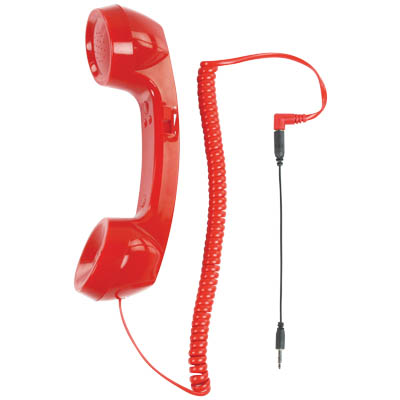 BXL-RT 10R RED RETRO TELEPHONE Ρετρό ακουστικό τηλεφώνου σε κόκκινο χρώμα