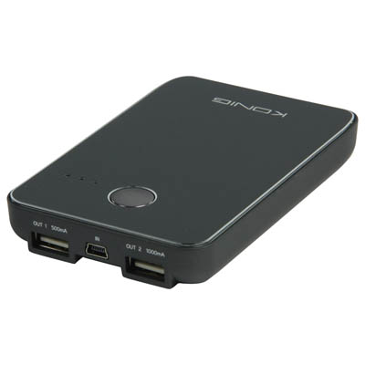 KN-PBANK 5000 PORTABLE USB POWER BANK 5000 mAh Φορητή μπαταρία USB 5000 mAh