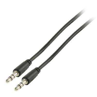 VLMP 22000B1.00 BLACK 3.5 mm stereo audio cable 1.00 m Καλώδιο 3.5mm male - 3.5mm male