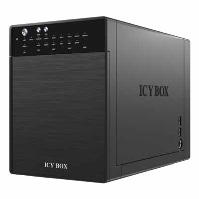 ICY BOX IB-RD3640SU3E2, RAID-SYSTEM for 4x 3,5" SATA HDD to USB 3.0 /20642 Memory station για 4 σκληρούς δίσκους SATA 3.5''