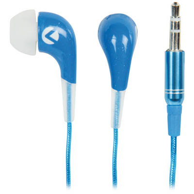 KNG-2020 EARPHONES OOZY BLUE Ακουστικά - ψείρες υψηλής αισθητικής, με βύσμα 3.5mm, διάμετρο 9mm, ευαισθησία 102 dB και καλώδιο 1,2m