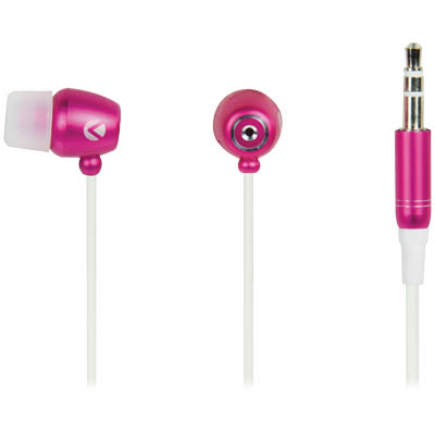 KNG-2150 EARPHONES CYCLONE PINK Ακουστικά - ψείρες υψηλής αισθητικής, με βύσμα 3.5mm, διάμετρο 10mm, ευαισθησία 102 dB και καλώδιο 1,2m