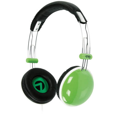 KNG-5090 HEADPHONES ROOKI GREEN Ακουστικά υψηλής αισθητικής, με βύσμα 3.5mm, διάμετρο 40mm, ευαισθησία 110 dB και καλώδιο 1,5m