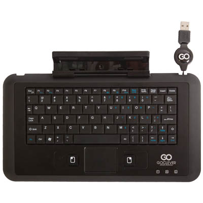 GOCLEVER STAND WIRED KEYBOARD /MIDACCKBSTANDWIRED Βάση για tablet PC με πληκτρολόγιο και touchpad