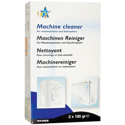 W9-09608 HQ MACHINE CLEANER Σκόνη εσωτερικού καθαρισμού πλυντηρίου ρούχων και πιάτων.