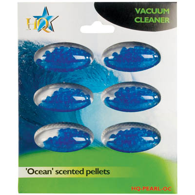 HQ-PEARL-OC HQ `OCEAN` SCENTED PELLETS Αρωματικές ταμπλέτες για ηλεκτρικές σκούπες με άρωμα ωκεανού.