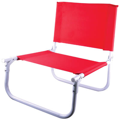 ED 29184 RED CAMPING CHAIR FOLDABLE Πτυσσόμενη μεταλλική καρέκλα
