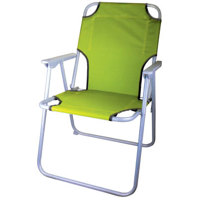ED 34860 BROWN PICNIC CHAIR FOLDABLE Πτυσσόμενη μεταλλική καρέκλα