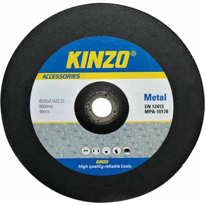 KINZO 71770 METAL DISC 230MM 3PCS Δίσκος κοπής για όλους τους τύπους μετάλλων 3 τμχ