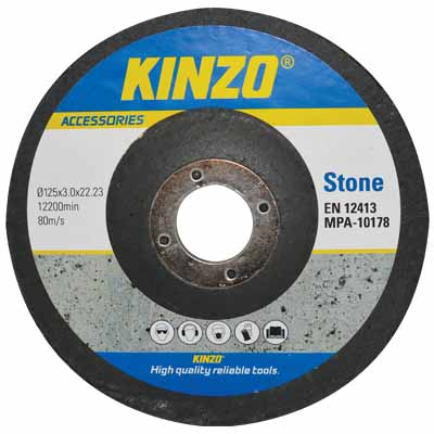 KINZO 71772 STONE DISC 125MM 8PCS Δίσκος κοπής πέτρας 8 τεμμάχια