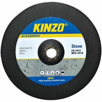 KINZO 71773 STONE DISC 230MM 3PCS Δίσκος κοπής για πέτρας 3τμχ