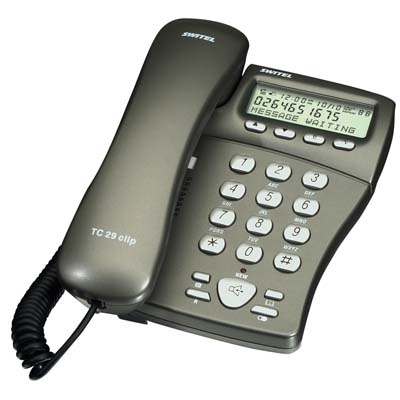 SWITEL TC 29 CORDED PHONE WITH CALLER ID Ενσύρματη τηλεφωνική συσκευή