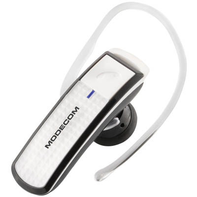MODECOM MC-11B WHITEBLUETOOTH HEADSET Ακουστικά handsfree Bluetooth