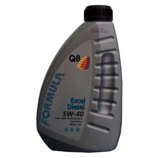 Λιπαντικό αυτοκινήτου 1lt Q8 Formula EXCEL DIESEL 5W40 oils λάδι πετρελαιοκινητήρα lubricants λιπαντικά