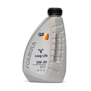 Λιπαντικό αυτοκινήτου 4lt Q8 Formula V LONG LIFE 5W-30 oils λάδι μηχανής βενζινοκινητήρα lubricants λιπαντικά