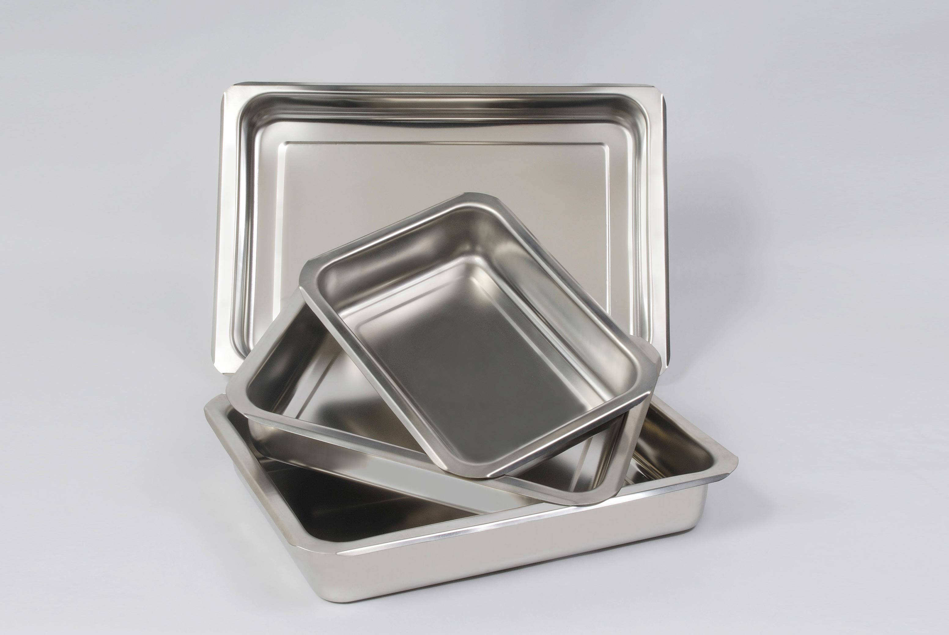 Ορθογώνιο ταψί ίνοξ 18/10 inox βαρυ Roller 23746 37x46,5cm για κουζίνες Whirlpool Korting