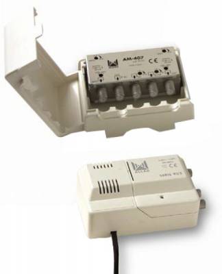Μίκτης 2 εισόδων για συνδυασμό στο ίδιο καλώδιο σημάτων από τις μπάντες UHF και VHF ALCAD MM-407