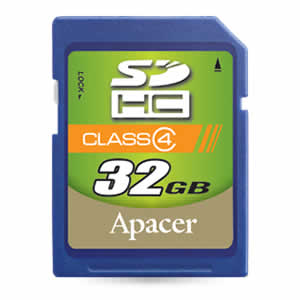 APACER κάρτα μνήμης SDHC MEMORY CARD 32GB