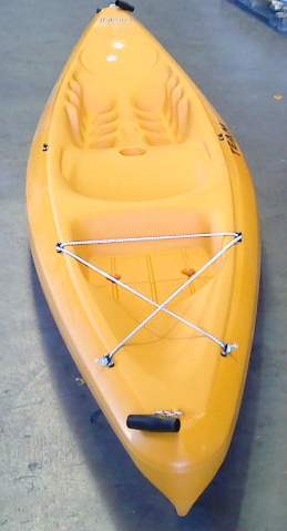 Κανο Καγιακ Μύκονος μονόχρωμο 300cm x 69cm σκάφος εξερευνήσεων με δυνατότητα αυτονομίας για θάλασσα, ποτάμια, λίμνες Canoe Kayak Mykonos