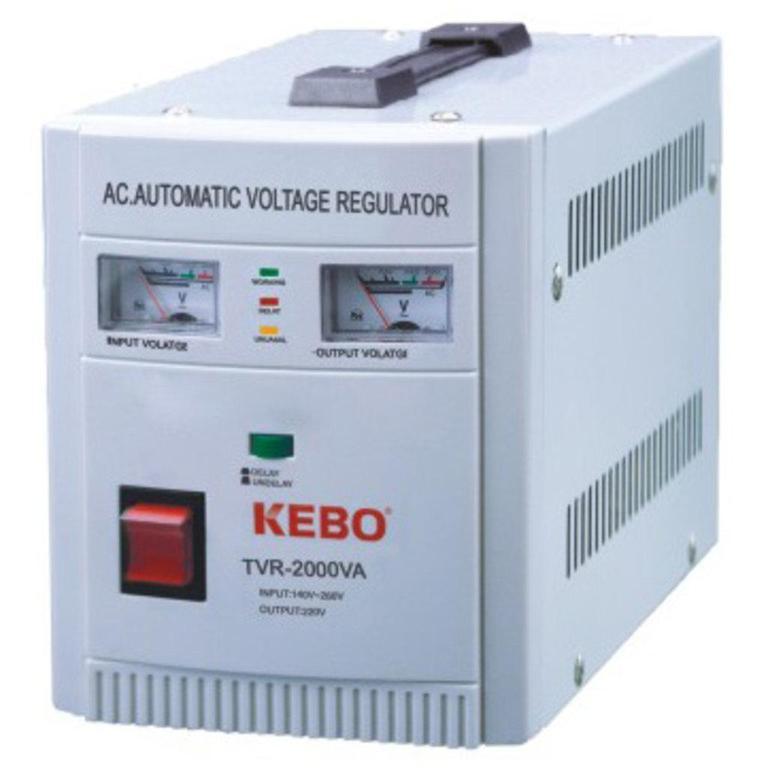 ΣΤΑΘΕΡΟΠΟΙΗΤΗΣ ΤΑΣΗΣ KEBO TVR-2000VA RELAY MODE Automatic Voltage Regulator με Οθόνη Ενδείξεων
