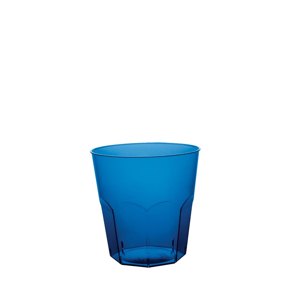 Πλαστικό ποτήρι PS μίας χρήσεως 24cl μπλε 2874-FR24 - Ιδανικό για χρήση σε εστιατόριο, καφετέρια, delivery, catering
