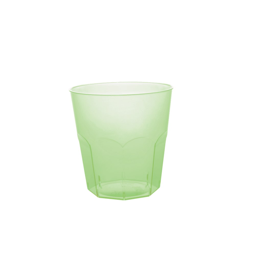 Πλαστικό ποτήρι PS μίας χρήσης 24cl πράσινο 2874-FR76 ιδανικό για χρήση σε πάρτυ, γάμους, βαφτίσια catering