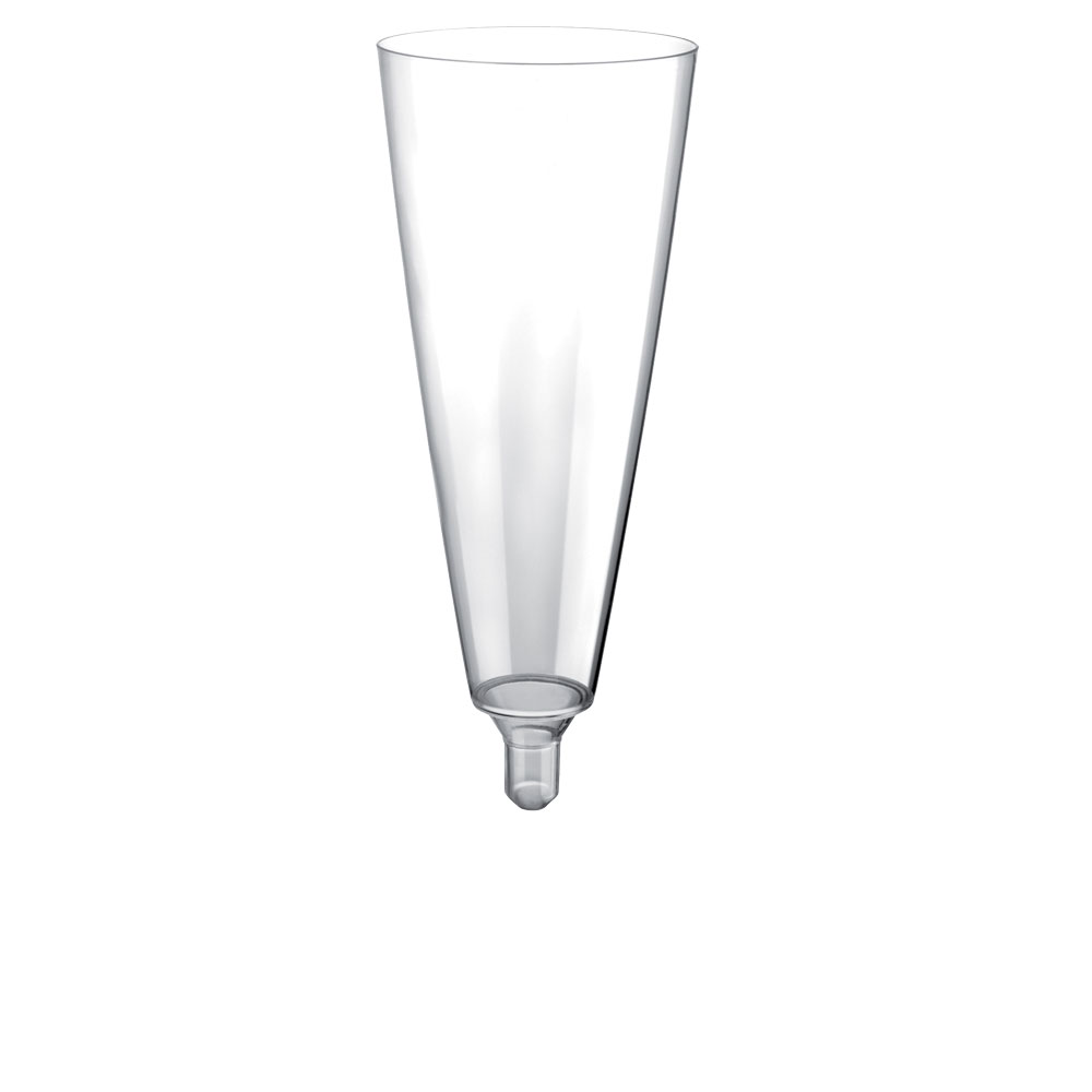 Πλαστικό ποτήρι SOMMELIER PS μίας χρήσεως φλάουτο maxi χωρίς βάση 15 cl 2885 - Ιδανικό για χρήση σε εστιατόριο, καφετέρια, delivery, catering
