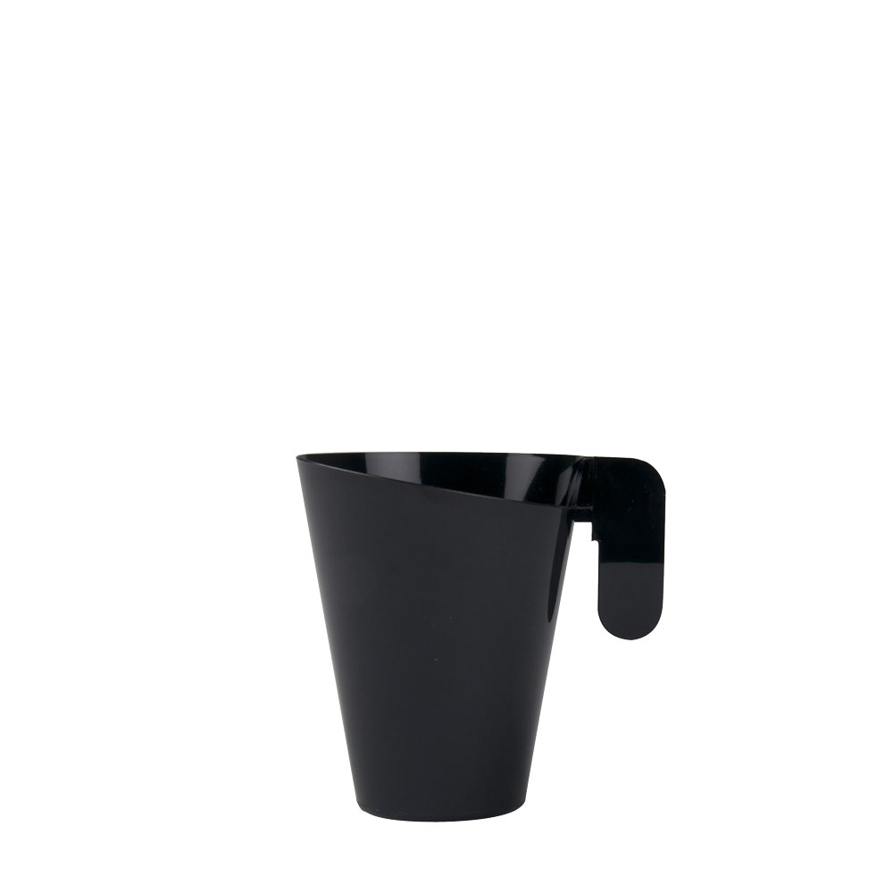 Πλαστική κούπα καφέ PS maxi μίας χρήσεως μαύρη, 13cl 5731-19 - Ιδανικό για χρήση σε εστιατόριο, καφετέρια, delivery, catering