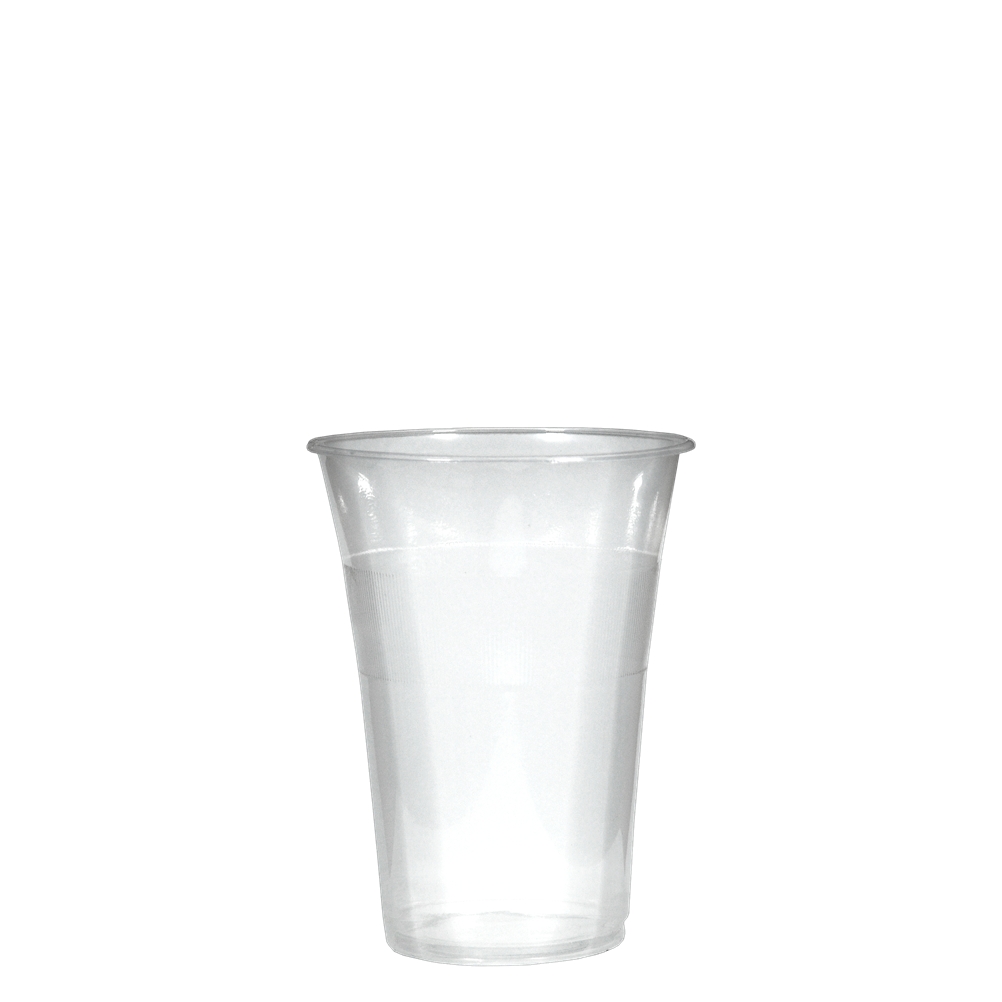 Ποτήρι Πλαστικό PP μίας χρήσης 400ml- 13.5oz - Διαφανές PP-400/CLR - Ιδανικό για χρήση σε εστιατόριο, καφετέρια, delivery, catering