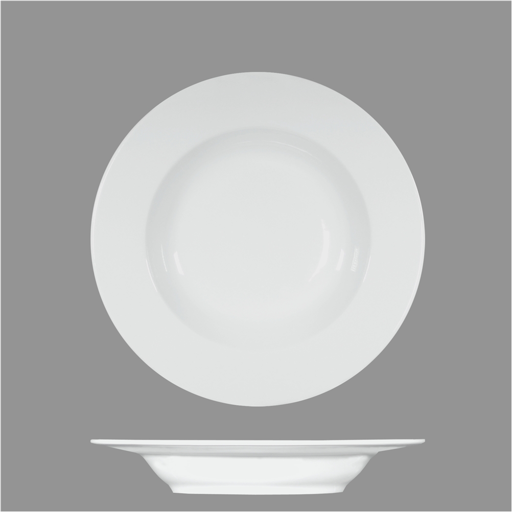 Πιάτο Φαγητού - Σαλάτας Βαθύ πορσελάνης 30cm FR-DP-30