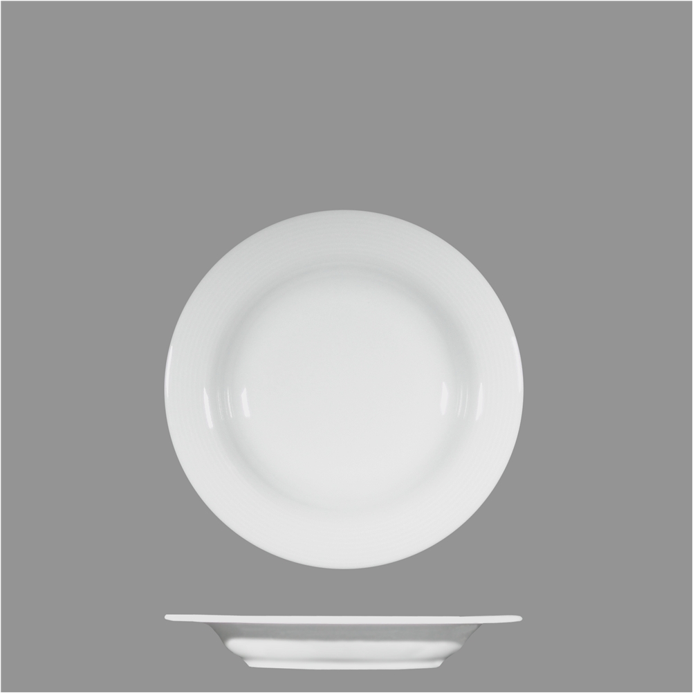 Πιάτο Φαγητού - Σαλάτας βαθύ πορσελάνης 22cm DN-DP-22