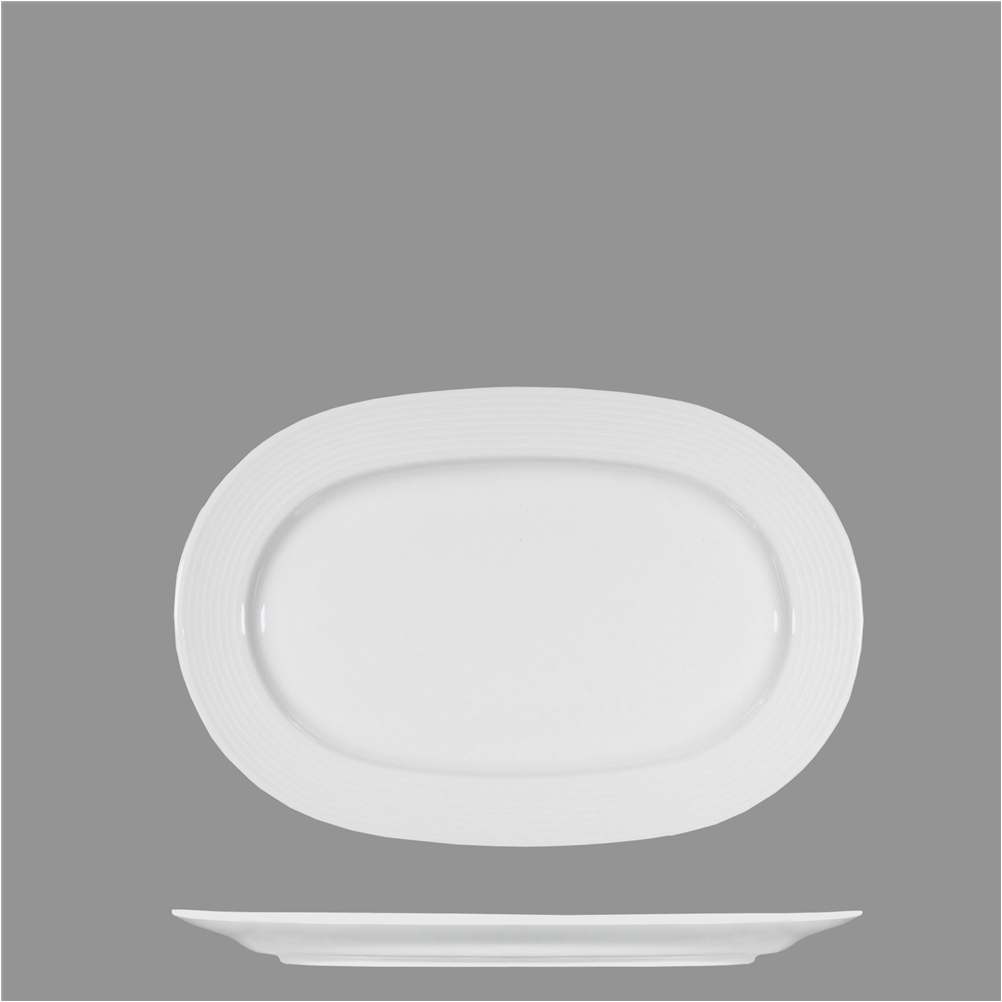 Πιατέλα Φαγητού Οβάλ πορσελάνης 32cm DN-OP-32