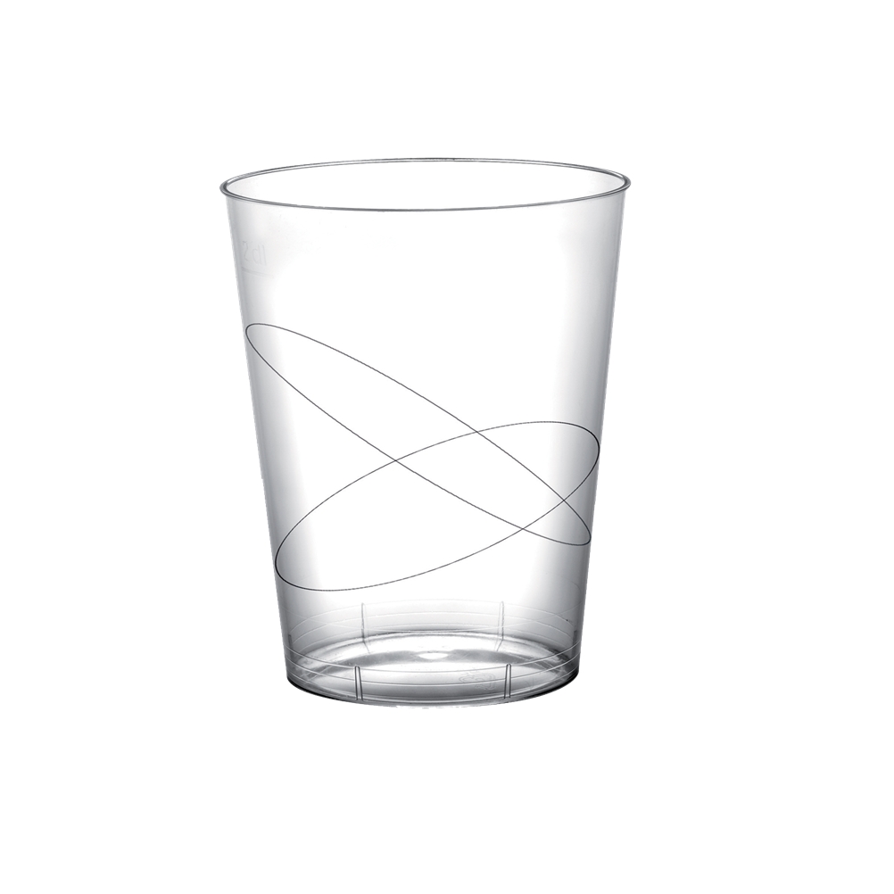 Πλαστικό ποτήρι PS μίας χρήσης 32cl διαφανές 2782-21 ιδανικό για χρήση σε πάρτυ, γάμους, βαφτίσια catering
