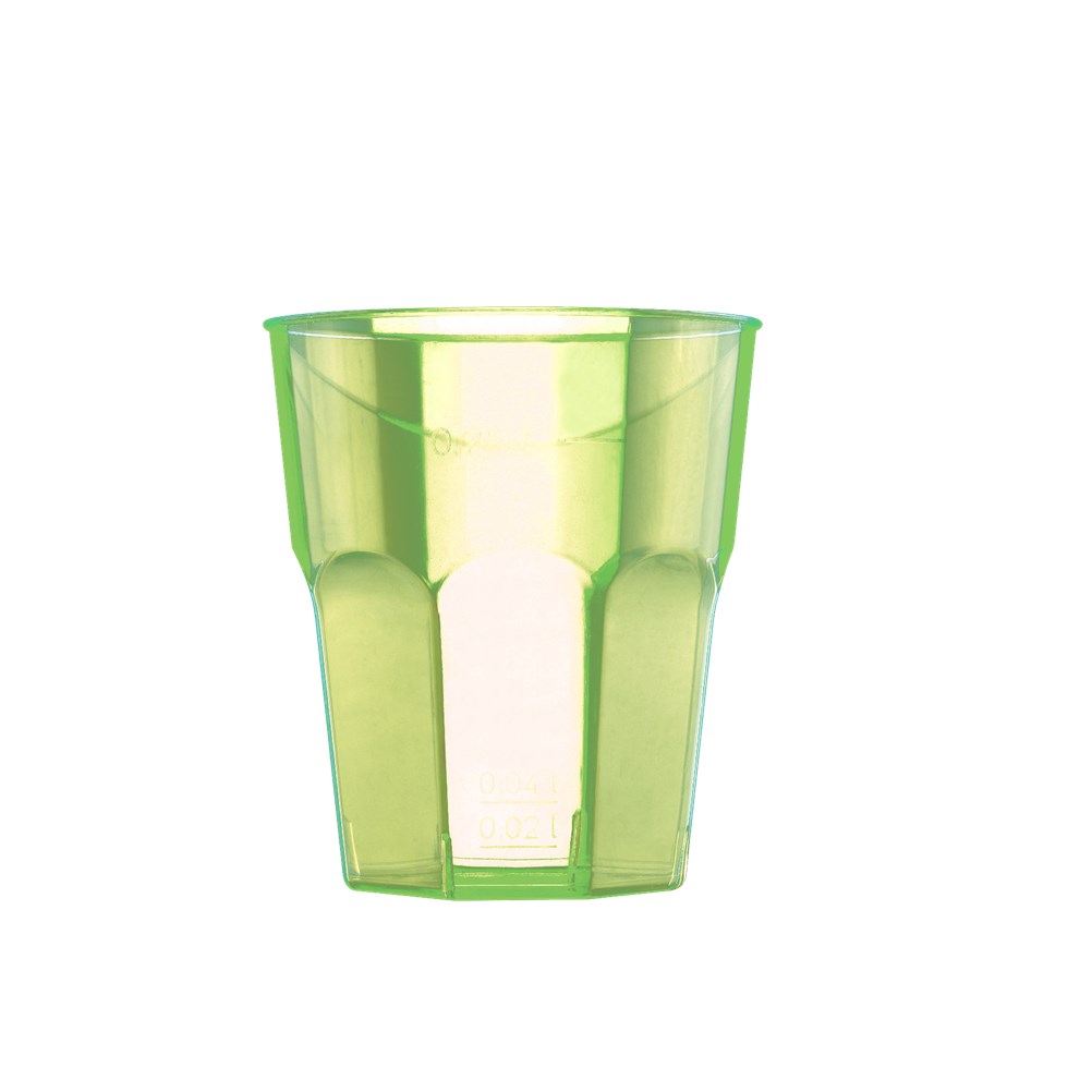 Πλαστικό ποτήρι PS μίας χρήσης 33cl πράσινο 2875-56 ιδανικό για χρήση σε πάρτυ, γάμους, βαφτίσια catering