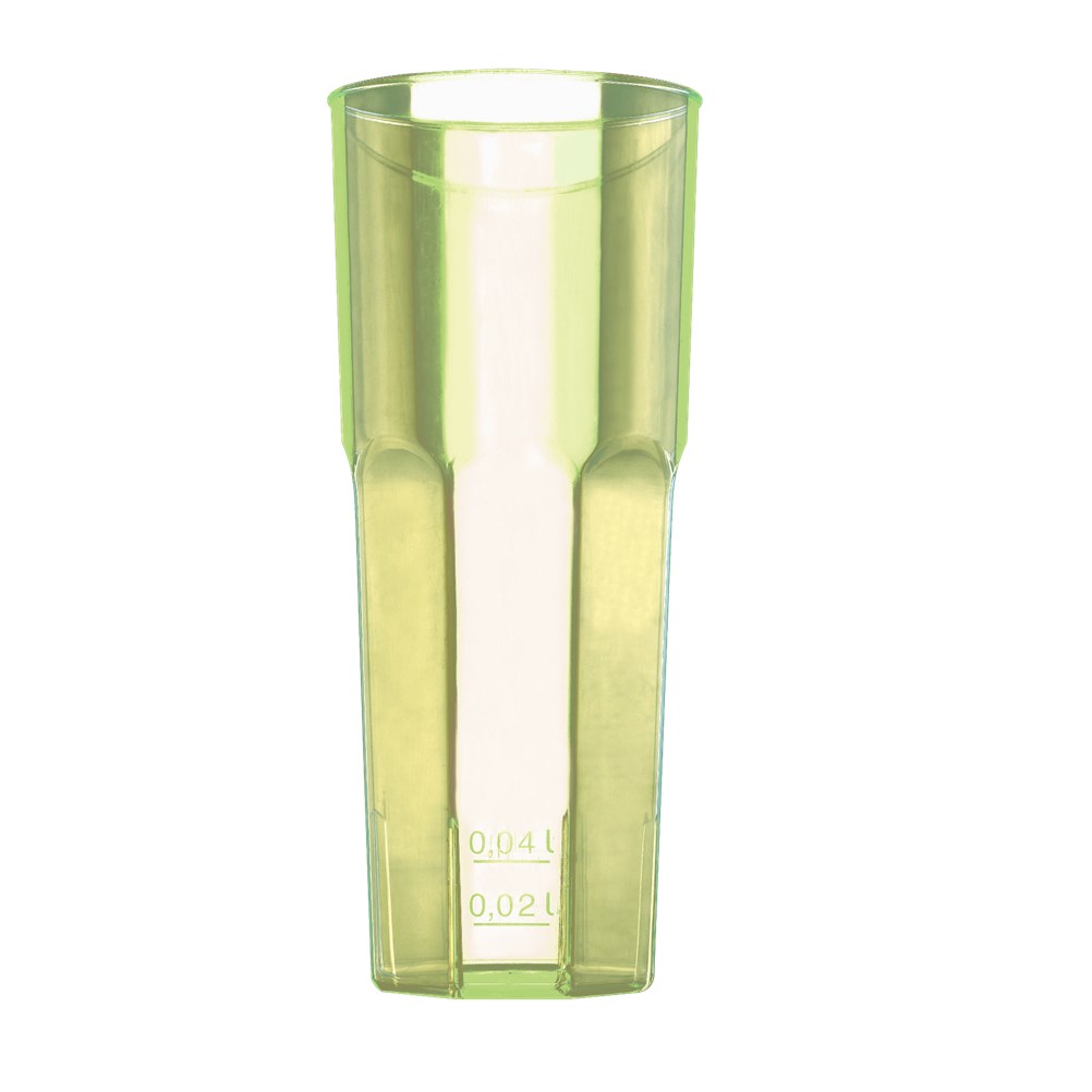 Πλαστικό ποτήρι PS μίας χρήσης 35cl πράσινο 2878-56 ιδανικό για χρήση σε πάρτυ, γάμους, βαφτίσια catering