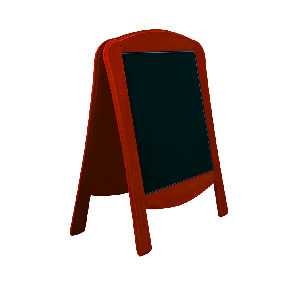 Επιγραφή / Πινακίδα Ανακοινώσεων 14401 - Ξύλινοs Πίνακαs Διπλής Όψης 000.071/RD Κόκκινος 120 x 75 cm για Menu Ταβέρνας, Εστιατορίου, Καφενείου / Καφετέρειας & για καταστήματα Ελληνικής Κατασκευής