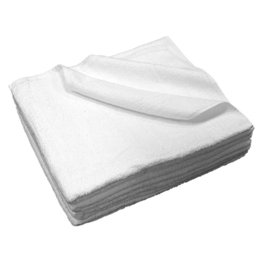 Πετσέτα πισίνας λευκή - 85 x 150 cm - 600gr/m2 Ανθεκτική στο χλώριο TWG-85X150/WHITE