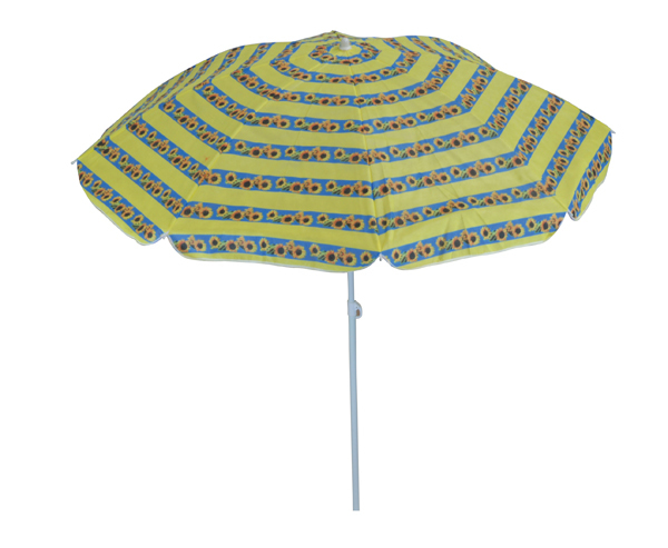 Ομπρέλα παραλίας πολύχρωμη ΤΝΤ 200/8 με σπάσιμο - διαμετρος 200cm σε διάφορα σχέδια