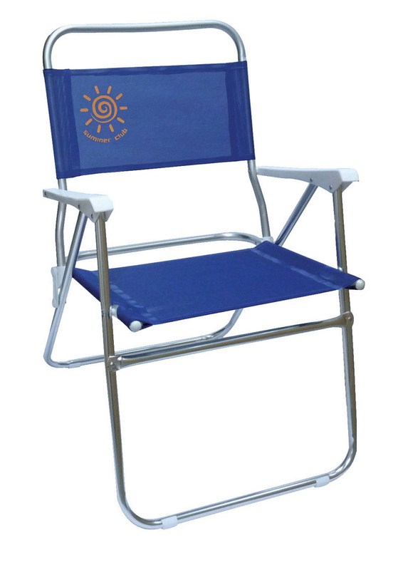 Καρέκλα παραλίας - καμπινγκ / camping Αλουμινίου με Ψηλή Πλάτη - Textilene 19304 Textilene Διαστάσεις 58 x 64 x 82cm