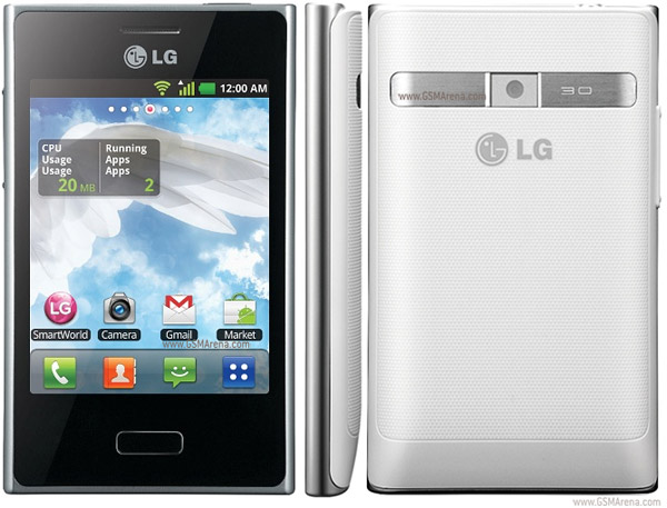 Κινητό Τηλέφωνο LG Optimus L3 E400 σε Λευκό Χρώμα MOBILE PHONE