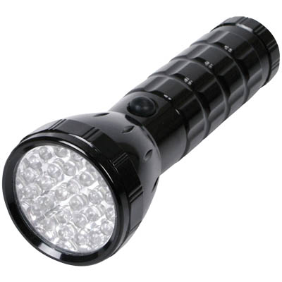TORCH-L-701 ULTRA BRIGHT LED TORCH Φακός με 28 LED φτιαγμένος από αλουμίνιο με χρωματισμένη επιφάνεια. Τα LED εγγυούνται ιδιαίτερη φωτεινότητα και έχουν μεγάλη διάρκεια ζωής (