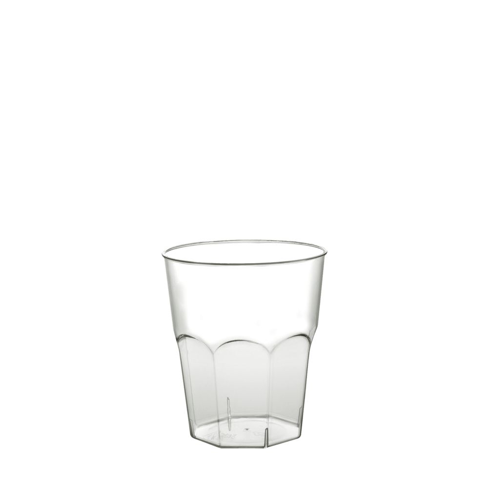 Πλαστικό ποτήρι PS μίας χρήσεως 24cl διαφανές 2874-21 - Ιδανικό για χρήση σε εστιατόριο, καφετέρια, delivery, catering