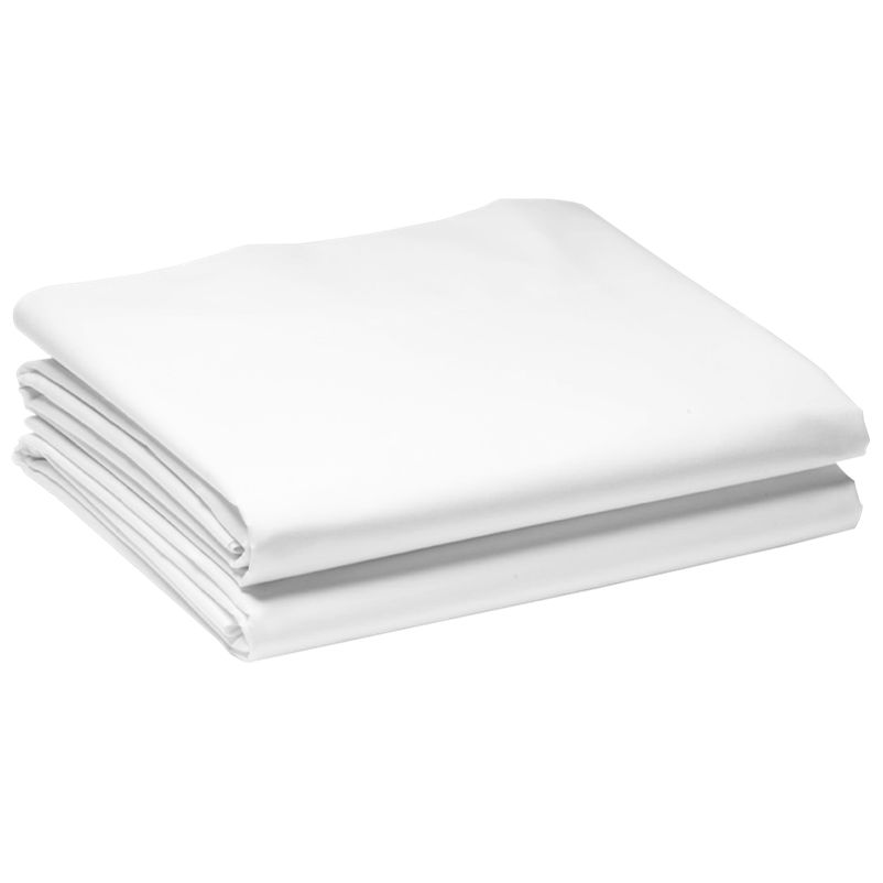 Σεντόνι κρεβατιού υπέρδιπλο Λευκό 2,40 x 2,60 cm Σύμμεικτο 50% βαμβάκι 50% πολυέστερ SHA-240X260